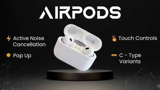 Khushi AirPods Pro 2nd generation |FREE Leather Protective Cover ( 6 Months Warranty )